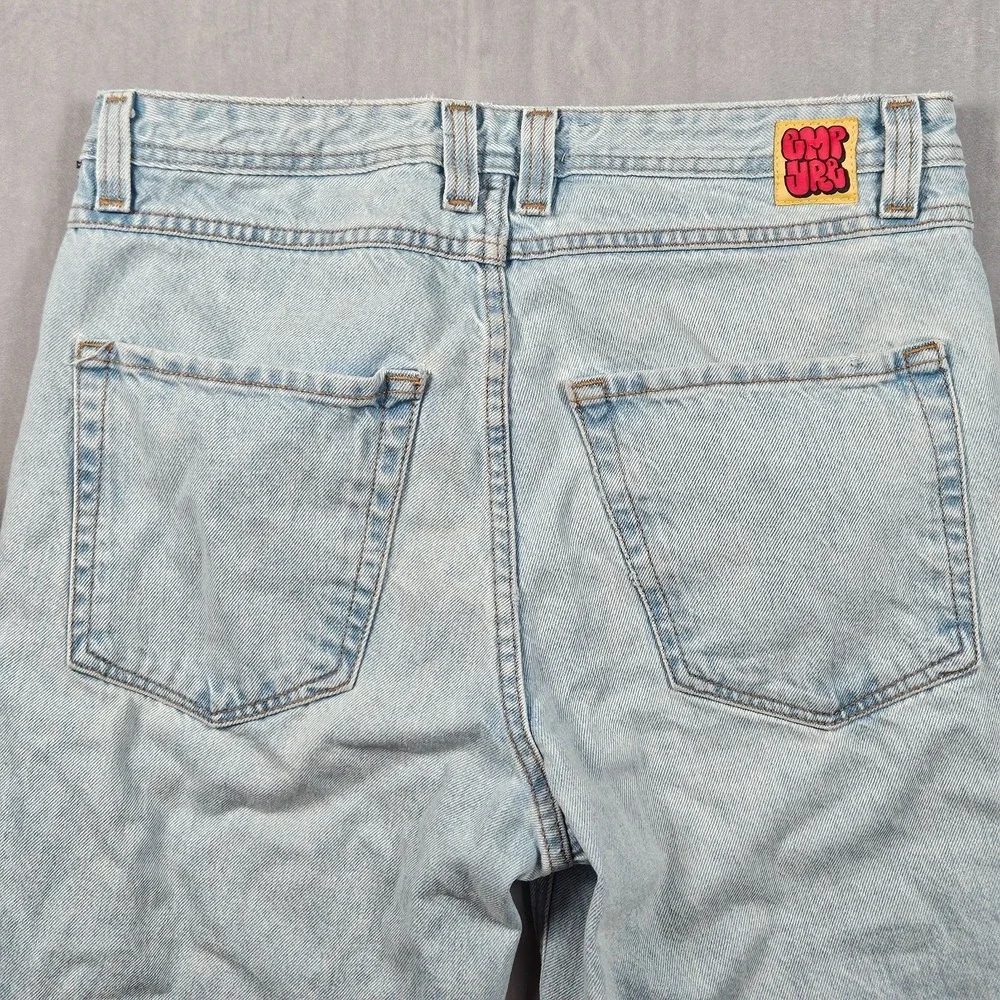 Empyre Jeans Mens 32x30 Relaxed Fit Lightwash Denim Skater Grunge Streetwear Y2K - Picture 7 of 16
